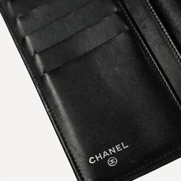 Chanel 13S Noir Caviar Classic Quilted Flap Portefeuille Wallet - Picture 10 of 15